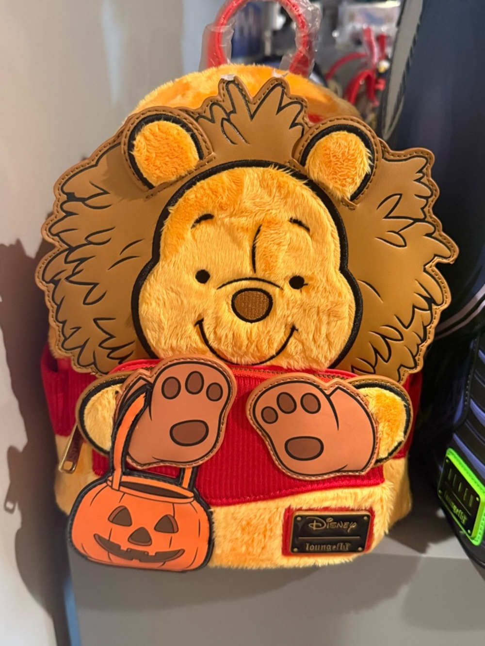 NWT Loungefly Disney Plush Backpack Winnie the Pooh Halloween
